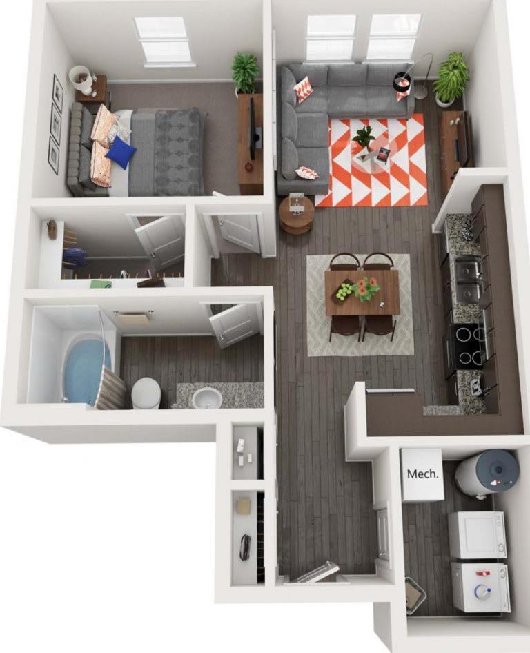 Deluxe One Bedroom Apartment Gainesville Exterior foto